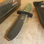 Mtech Xtreme Green Handle 9.5" Blunt Tip Tactical Fixed 440C Blade Knife +sheath. Fixed Price $14.75.