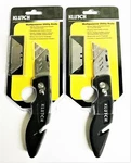 2 Klutch Pro Lock Back Folding Utility Knives Plus 10 Blades Razor Knife 19615. Fixed Price $16.99.