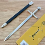 Denix Excalibur Sword Letter Opener 8" One Piece Metal Construction Blade 3080F. Fixed Price $19.79.