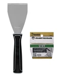 Rollingdog 3 Inch Chisel Pole Scraper - Stainless Steel Straight Blade With A.... Fixed Price $15.64.