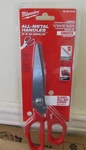Milwaukee Jobsite Scissors 48-22-4046 All Medal Handles Smooth Burr Free Cuts. Fixed Price $21.00.