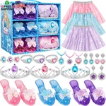 Princess Dress Up Toys & Jewelry Boutique, Costumes Set Incl Color Skirts, Shoes. Fixed Price $43.09.