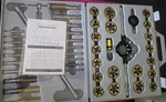 Pittsburgh 45PC Titanium Nitride Metric Tap & Die Set 61410. Fixed Price $49.99.