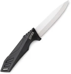 Rapala Utility Kitchen Knife White Ceramic Drop Blade Black - RCUKB4B. Fixed Price $17.78.