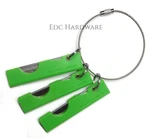 Derma-safe 3 Pack With Cable Ring, Edc Razor Knife Sere Survival Kit HR207 Green. Fixed Price $8.55.