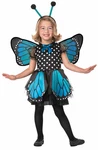 Seasons Beautiful Butterfly Pretend Play Costume, Blue, Toddler 2T-4T,. Fixed Price $21.45.