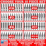 10PC Hobby Exacto Knife X-acto Blades Craft Tool #4 #10 #11 #16 #17 #38. Fixed Price $7.99.