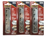 3PK Olfa LH-20B Heavy Duty 18MM Snap-off Hook Blades For Utility Knife 5CT (M4). Fixed Price $19.99.