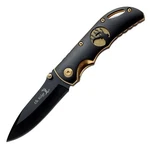 Elkridge Manual Folding Knife 6.25" Overall Black Aluminum Overlay Handle ER-134. Fixed Price $19.95.