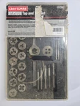 Sears Craftsman 37 Piece Tap Hex Die Set Standard Thread 9 52343. Fixed Price $49.99.