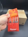 Starrett #816 Prick Punch, Set Of 5, 4" Length In Pouch Read!!!!. Fixed Price $40.00.
