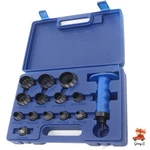 14PCS Hollow Punch Tool Set Leather Kit Gasket Hole Rubber Cutter Cutting+ Box. Fixed Price $32.12.
