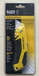 Klein Tools 44136 Utility Knife: Spring Back Rubber Handle. Fixed Price $18.95.