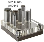 9 Pc Disc Hole Sheet Metal Steel Cutter Die Punching Tool Puncher. Fixed Price $79.95.