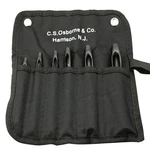C.s. Osborne 6 Size Belt Punch Set #K-245 Round Hole Made In Usa. Fixed Price $75.00.