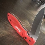 Milwaukee Fastback Red Folding Pocket Knife Straight Edge Stainless Steel. Fixed Price $15.00.