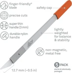 10574 Disposable Gamma Sterilized Ceramic Cutter, Safety Blade Locdpwork. Fixed Price $12.50.