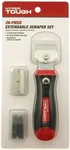 Hyper Tough 26 Piece Scraper Set Razor Adjustable Length Tool Non Marring Blades. Fixed Price $19.94.