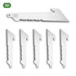 6 Outdoor Edge 3.0" Serrated Utility Replacement Blades For 3" Razor Lite Edcs. Fixed Price $14.99.