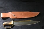 Colt Large Bowie Knife Full Tang Fixed Blade. Fixed Price $200.00.
