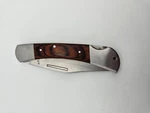 Maxam Folding Pocket Knife 9" Open / 5" Closed Wood Handle Stainless Blade. Fixed Price $19.99.
