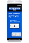 Personna Pro Single Edge Blades .009"/.2286MM 100 Pack 63-0040 New Sealed. Fixed Price $17.00.
