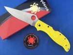 Spyderco C258PYL Stretch Xl Salt Knife Yellow Frn Stainless Collector #155V. Fixed Price $147.00.