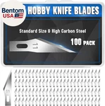 100 Pcs Exacto Knife Blades, SK5 Carbon Steel #11 Refill Craft Art. Fixed Price $19.14.