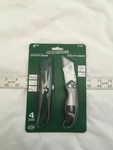 (2) New Masterforce Utility Knives - 1 Folding + Quick Change Retractable. Fixed Price $33.90.