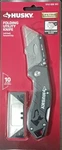 Husky 1010008593 Folding Utility Knife Quick-change Blades Included. Fixed Price $13.00.