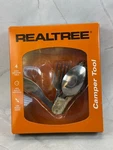 Realtree Camper Tool Folding Utensil Set Fork Spoon Knife Bottle Opener - New. Fixed Price $14.99.