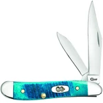 Case Wr Xx Pocket Knife Peanut Caribbean Blue Jig Bone 25596 - 6220 Ss Length. Fixed Price $86.23.