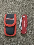 Rare Sears Craftsman Red Folding Lock Back Utility Knife Sku:q. Fixed Price $59.95.