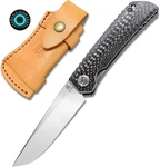 Katsu Folding Pocket Japanese Knife Carbon Fiber Handle Edc W/154CM S.... Fixed Price $163.17.
