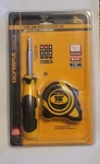 Olympia Tools 43-236 Tape And Screwdriver Set 16' , 6-IN-1 Sae. Fixed Price $19.89.