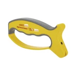 Jiffy V- Knife And Scissors Ener Tool Yellow Grey Kitchen Utility. Fixed Price $11.95.