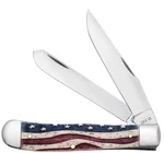 Case Xx Trapper Knife Star Spangled Natural Bone Us Flag Pocket 64132. Fixed Price $131.99.