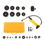 15 Ton Hydraulic Knockout Punch Driver Kit Hole Tool 1/2"-4" With 10 Dies. Fixed Price $136.33.