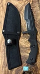 Wartech HWT202BKS Tactical Knife Fixed Blade Black G10 Handle With Sheath New. Fixed Price $15.00.