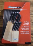 Snap On 11PC Kitchen Knife Block EKCP11SET. Fixed Price $547.77.