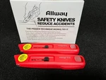 Allway Tools Ark 07102 Box Cutter Self Retracting Safety Knife Utility 2PC. Fixed Price $15.99.