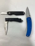 Lot Of 3 Folding Pocket Knives Stanley, Diamond, & Ridge Runner. Fixed Price $26.75.