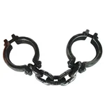 Hosfairy 1PCS Halloween Wrist Shackles Prison Handcuffs Chain Costume.... Fixed Price $21.99.