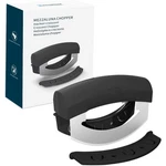 Mezzaluna Salad Chopper Knife Dual Blade Stainless Steel Vegetable Cutter Easy. Fixed Price $15.19.
