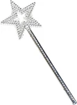 Star Wand, 13 Inches Silver Fairy Princess Angel Sticks For Girls Costume B. Fixed Price $8.37.