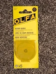Olfa 45MM Rotary Cutter Blades RB45-5 Tungsten Carbide Tool Steel 9460. Fixed Price $32.99.