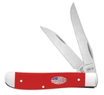 Case Xx Knives American Workman Red Mini Trapper 73927 Carbon Steel Pocket Knife. Fixed Price $63.99.