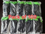 100 Pack Klever ECO-4-65EX 7" Length Black/green Safety Cutter (10PKS Of 10). Fixed Price $75.00.