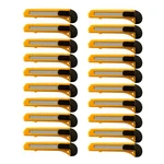 Motoproducts Yellow Utility Knives Lot Of 20 Box Cutters Manual Lock. Fixed Price $16.99.