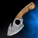 Hunter Choice Handmade Damascus Steel Gut Hook Blade Skinner Knife Outdoor Edc. Fixed Price $25.49.